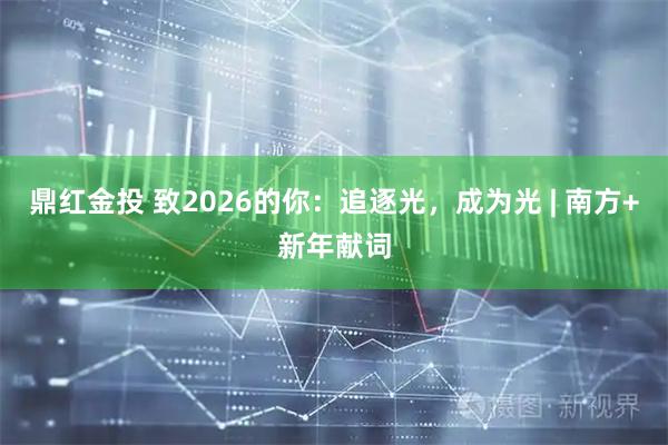 鼎红金投 致2026的你：追逐光，成为光 | 南方+新年献词